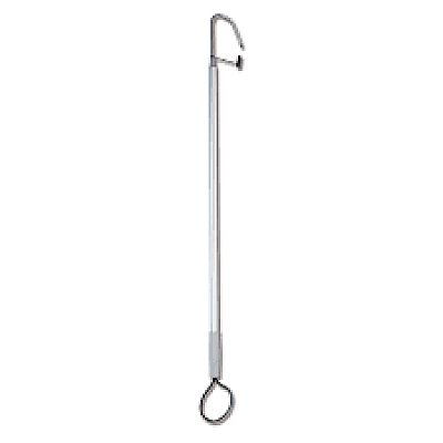 ANOD.ALUM. POLE, S.STEEL HOOK