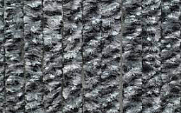 Chenille Vorhang 56x185 grau/weiß/schwarz