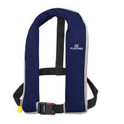 LIFEJACKET INFL PL01 165 MANU UML NAVY PLASTIMO