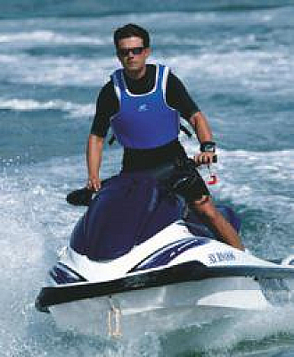 LIFEJACKET JET BLUE/WHITE S:S 30-50KG