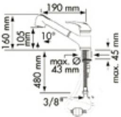 TAP FAUCET WITH SHOWER