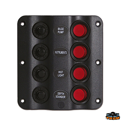 ЕЛЕКТРИЧЕСКИ ПАНЕЛ С 4 ПРЕВКЛЮЧВАТЕЛЯ - IP54