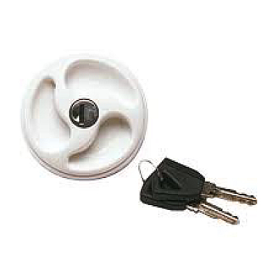 ЗАКЛЮЧВАЩА КАПАЧКА ЗА РЕЗЕРВОАР 40ММ БЯЛА