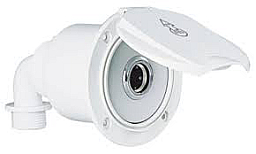 ИЗВОД ЗА ВОДА БЯЛ С КРЪГЛА КАПАЧКА