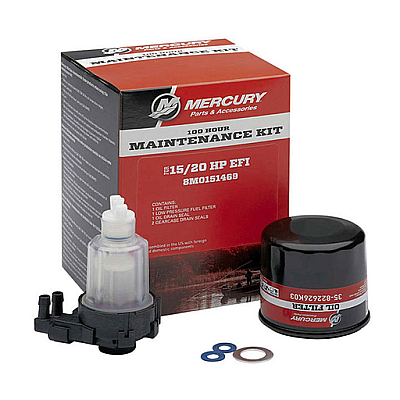 СЕРВИЗЕН КОМПЛЕКТ -100 ЧАСА ЗА MERCURY 10/15/20 HP EFI