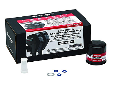 СЕРВИЗЕН КОМПЛЕКТ -100 ЧАСА ЗА MERCURY 25/30 HP EFI (Amberjack)