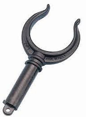 СКОБА/УХО ЗА ГРЕБЛО Ø51MM WH