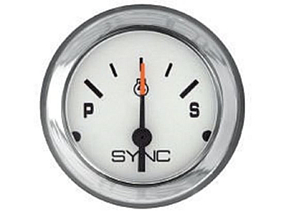 УРЕД - СИНХРОНИЗАТОР ЗА ДВИГАТЕЛ - БЯЛ С ХРОМИРАНА РАМКА